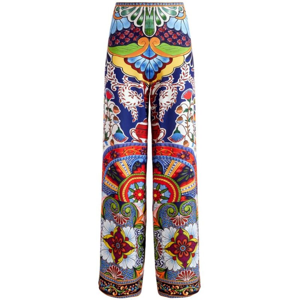 Alice+Olivia Women Athena Printed Trousers